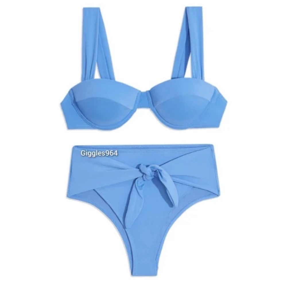 WeWoreWhat Blue Bikini Set (NWT) - Picture 5 of 7